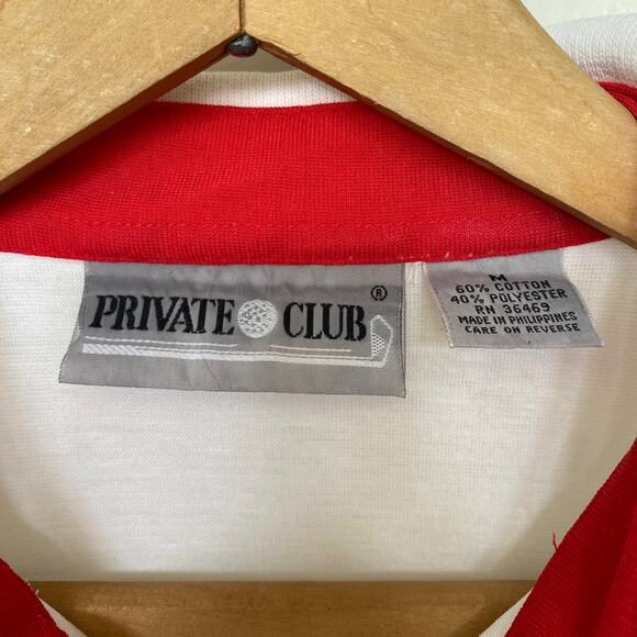 Vintage 1970s Thin Graphic Polo Shirt - Picture 4 of 7